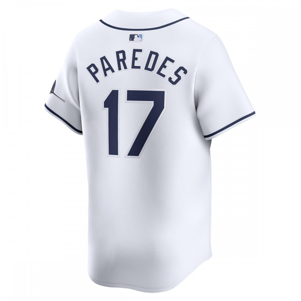 Isaac Paredes Tampa Bay Rays Home Limited Player Jersey - White-Pro Kit Vault | Brand New 26/27 Sports Jerseys